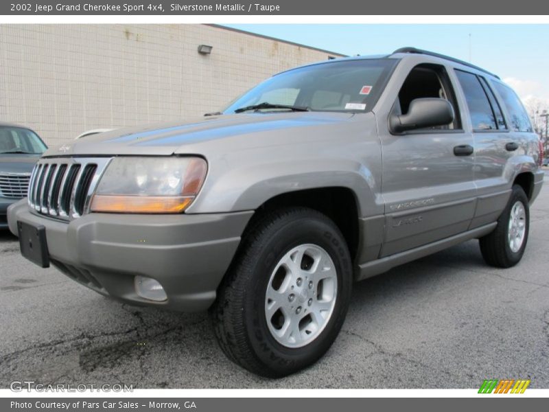 Silverstone Metallic / Taupe 2002 Jeep Grand Cherokee Sport 4x4