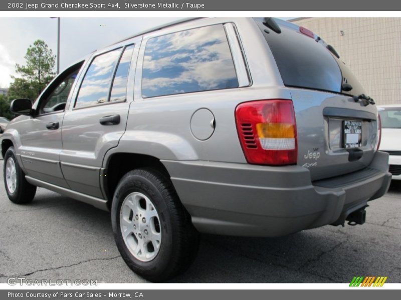 Silverstone Metallic / Taupe 2002 Jeep Grand Cherokee Sport 4x4