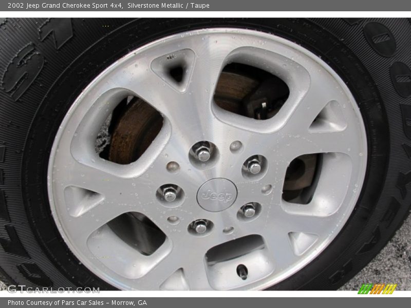 Silverstone Metallic / Taupe 2002 Jeep Grand Cherokee Sport 4x4
