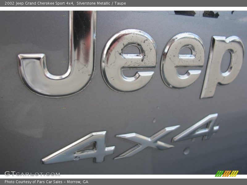 Silverstone Metallic / Taupe 2002 Jeep Grand Cherokee Sport 4x4