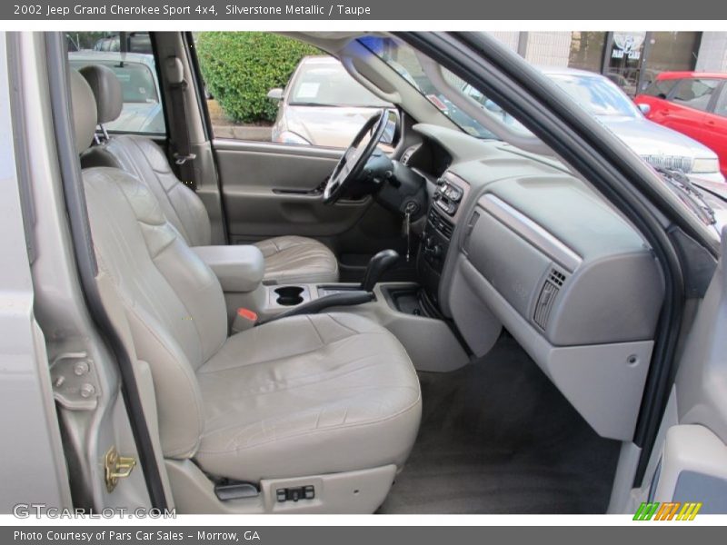 Silverstone Metallic / Taupe 2002 Jeep Grand Cherokee Sport 4x4