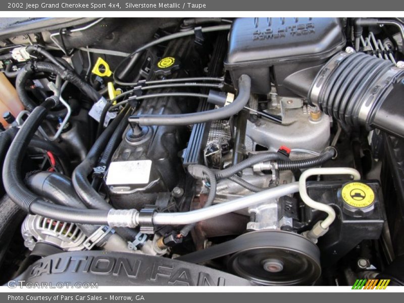 Silverstone Metallic / Taupe 2002 Jeep Grand Cherokee Sport 4x4