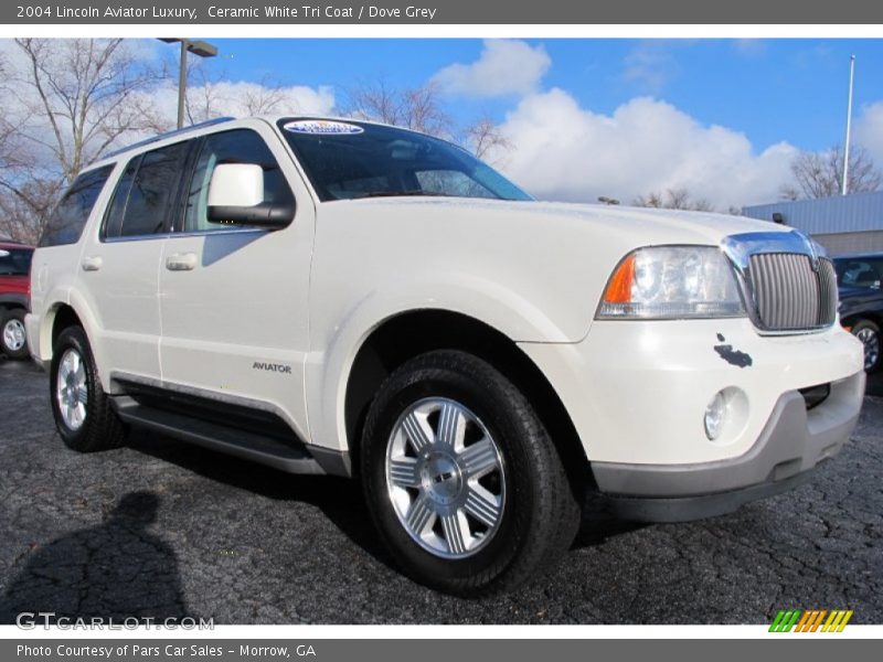 Ceramic White Tri Coat / Dove Grey 2004 Lincoln Aviator Luxury