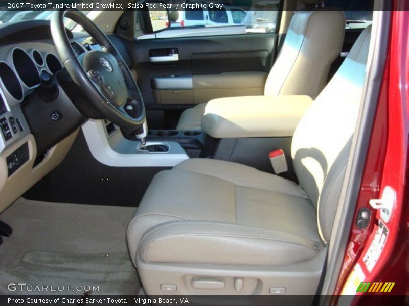 Salsa Red Pearl / Graphite Gray 2007 Toyota Tundra Limited CrewMax