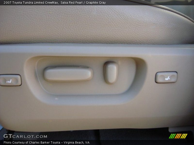 Salsa Red Pearl / Graphite Gray 2007 Toyota Tundra Limited CrewMax