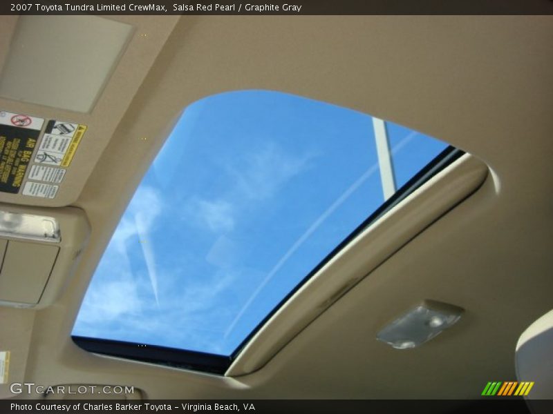 Salsa Red Pearl / Graphite Gray 2007 Toyota Tundra Limited CrewMax