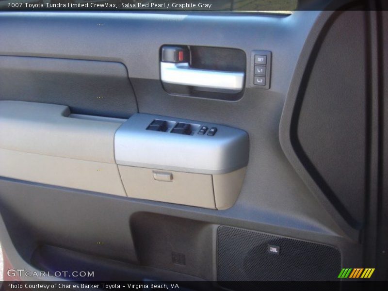 Salsa Red Pearl / Graphite Gray 2007 Toyota Tundra Limited CrewMax