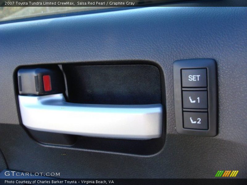 Salsa Red Pearl / Graphite Gray 2007 Toyota Tundra Limited CrewMax