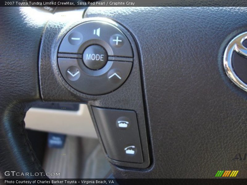 Salsa Red Pearl / Graphite Gray 2007 Toyota Tundra Limited CrewMax