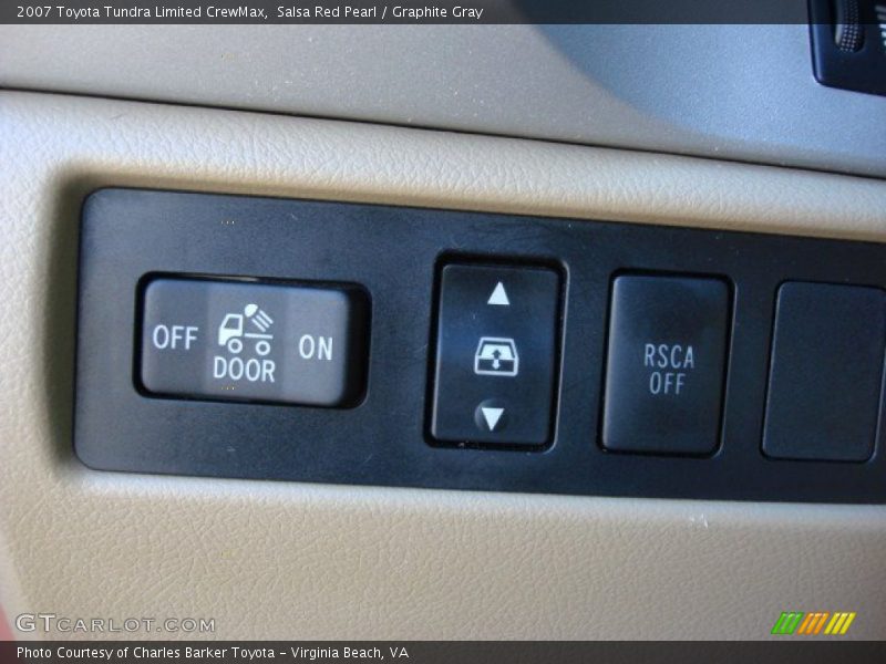 Salsa Red Pearl / Graphite Gray 2007 Toyota Tundra Limited CrewMax