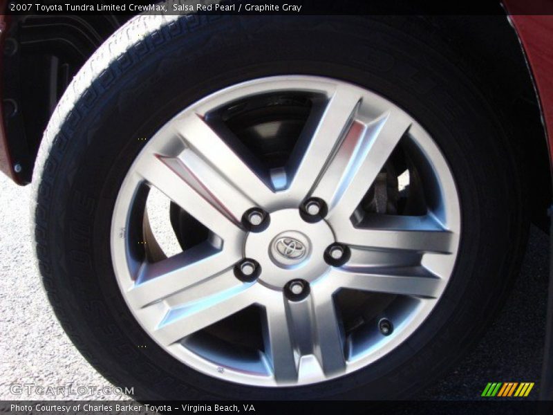 Salsa Red Pearl / Graphite Gray 2007 Toyota Tundra Limited CrewMax