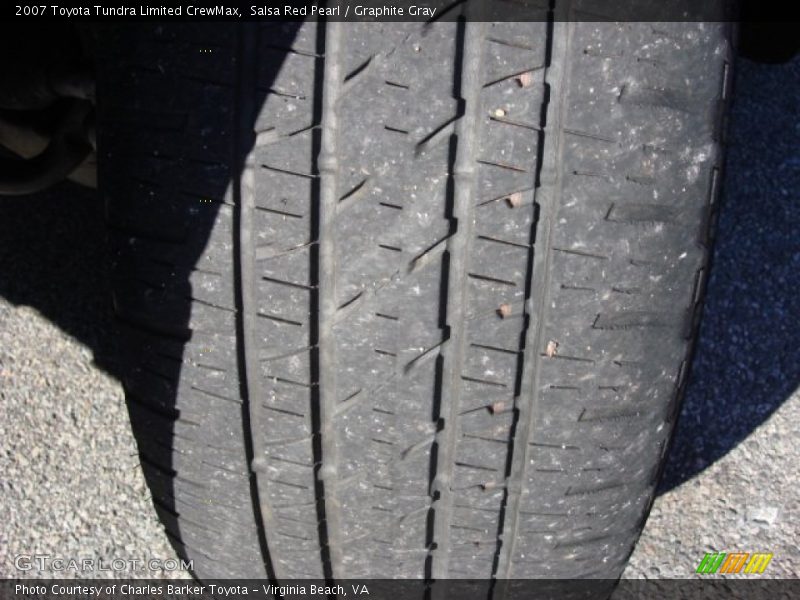 Salsa Red Pearl / Graphite Gray 2007 Toyota Tundra Limited CrewMax