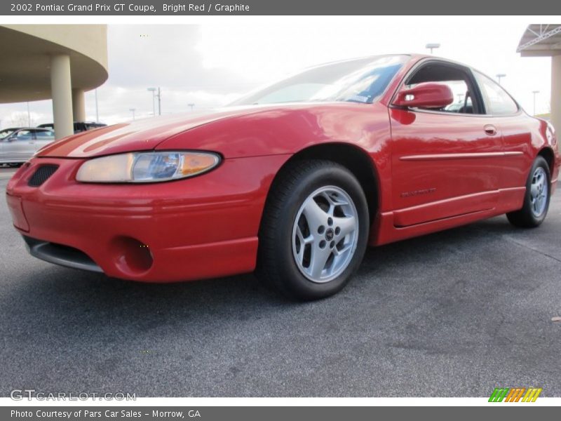 Bright Red / Graphite 2002 Pontiac Grand Prix GT Coupe