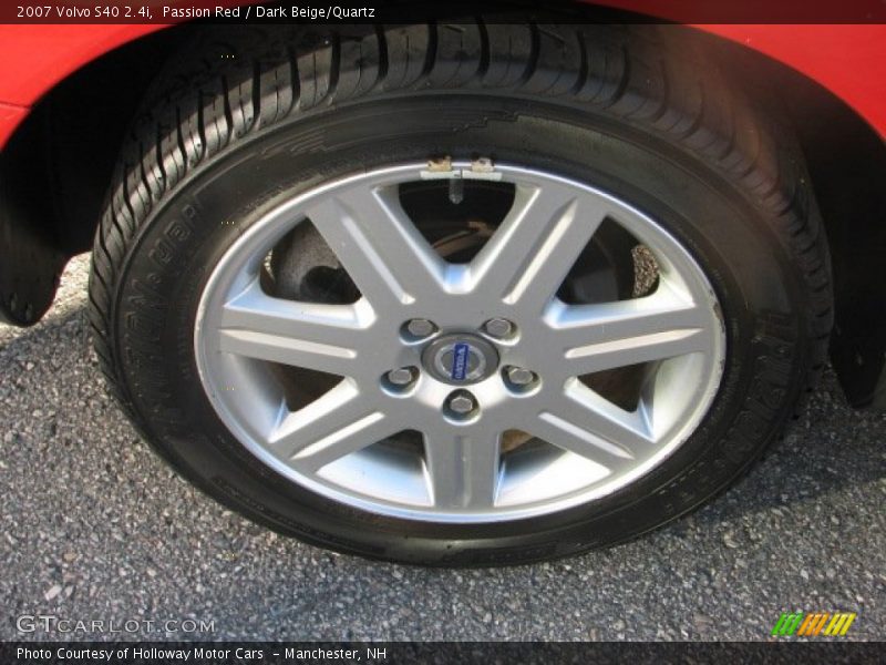 Passion Red / Dark Beige/Quartz 2007 Volvo S40 2.4i