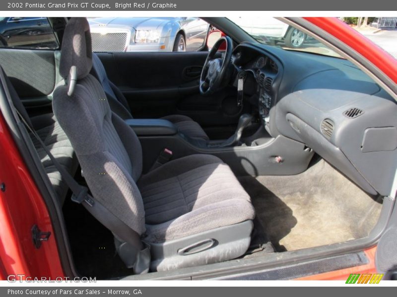 Bright Red / Graphite 2002 Pontiac Grand Prix GT Coupe