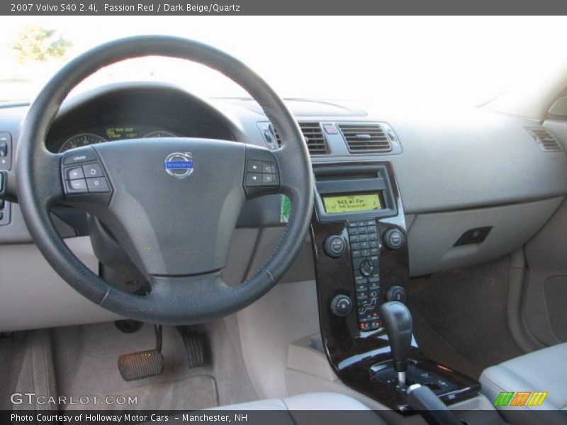 Passion Red / Dark Beige/Quartz 2007 Volvo S40 2.4i