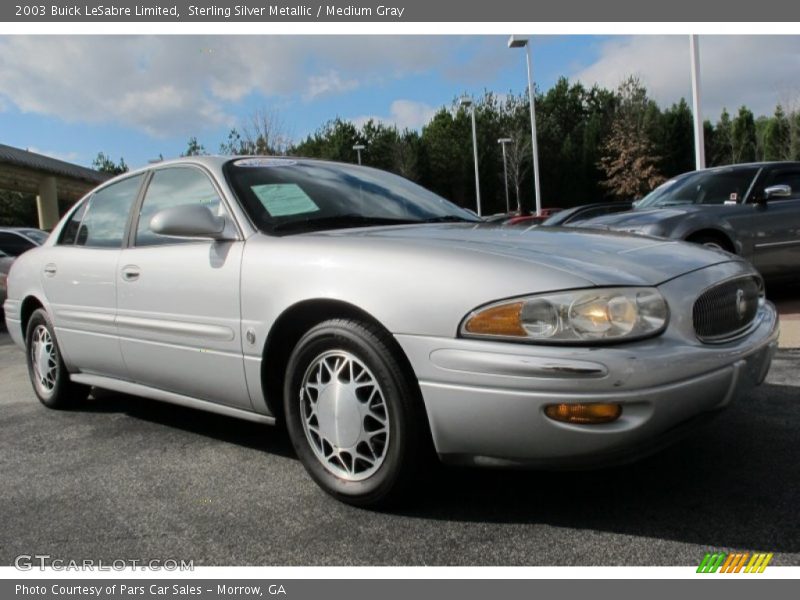 Sterling Silver Metallic / Medium Gray 2003 Buick LeSabre Limited