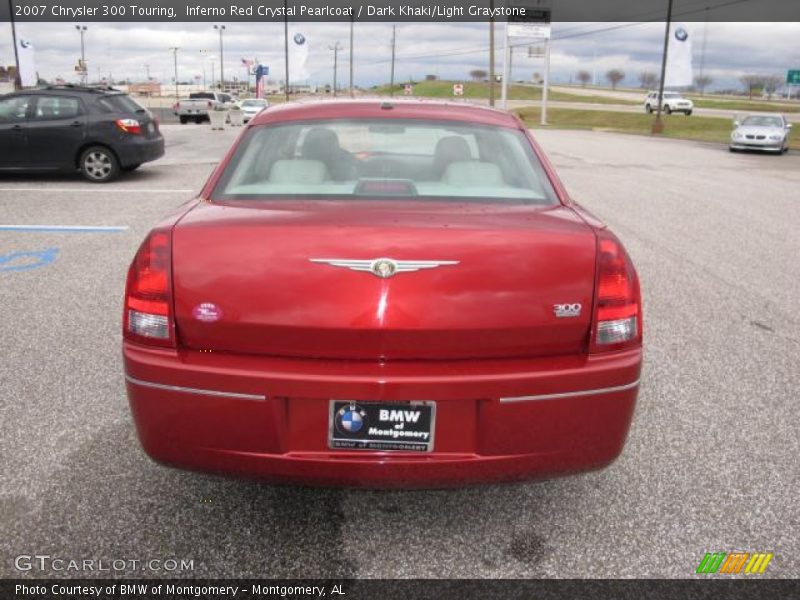Inferno Red Crystal Pearlcoat / Dark Khaki/Light Graystone 2007 Chrysler 300 Touring