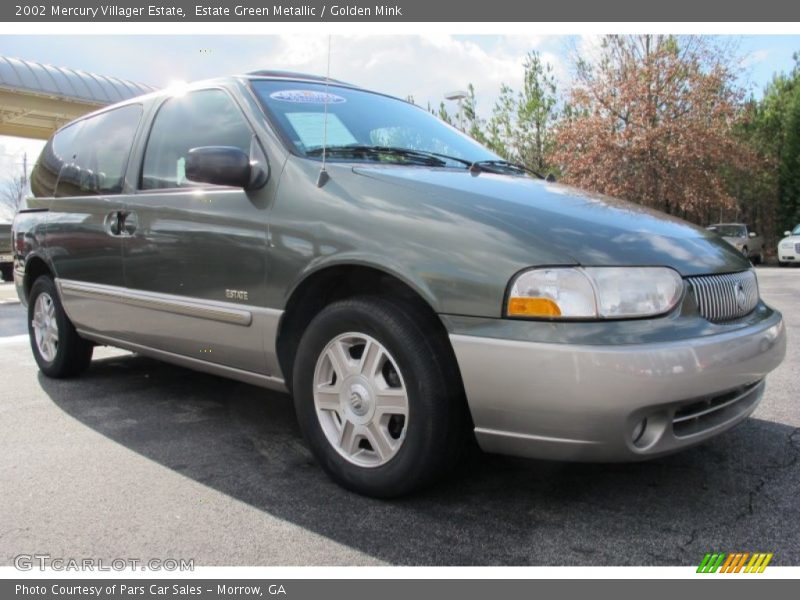Estate Green Metallic / Golden Mink 2002 Mercury Villager Estate