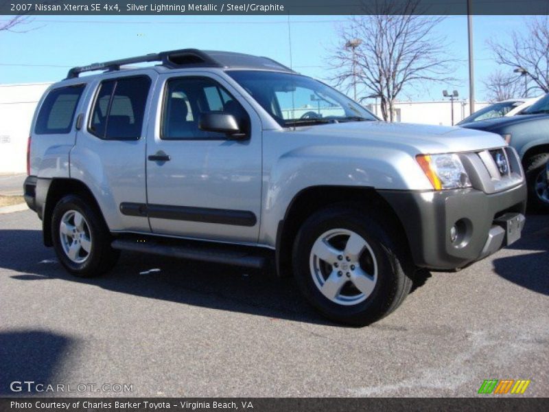 Silver Lightning Metallic / Steel/Graphite 2007 Nissan Xterra SE 4x4