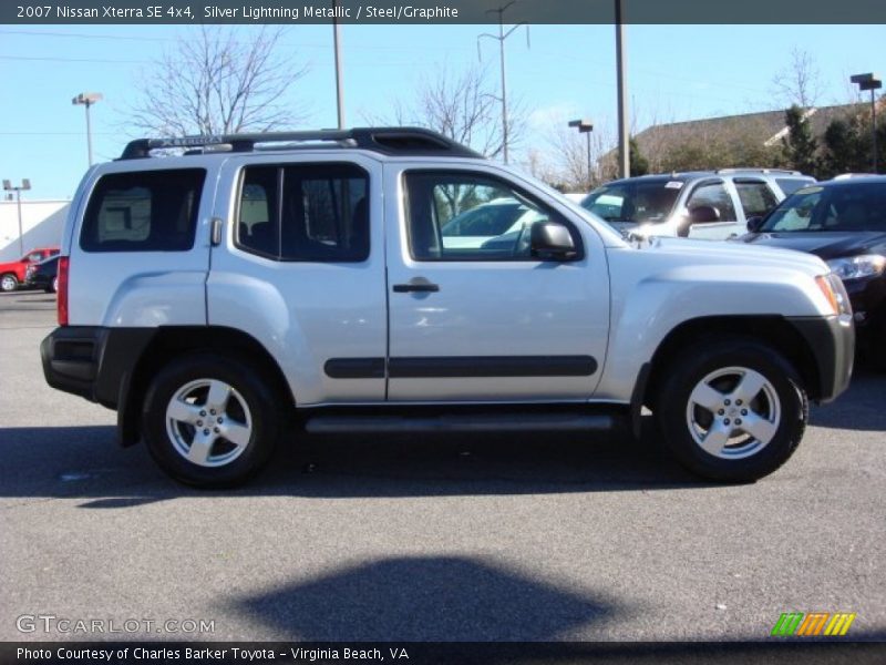 Silver Lightning Metallic / Steel/Graphite 2007 Nissan Xterra SE 4x4