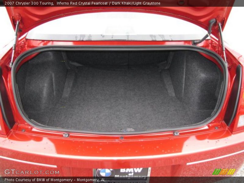 Inferno Red Crystal Pearlcoat / Dark Khaki/Light Graystone 2007 Chrysler 300 Touring