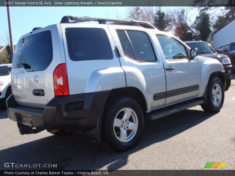 Silver Lightning Metallic / Steel/Graphite 2007 Nissan Xterra SE 4x4