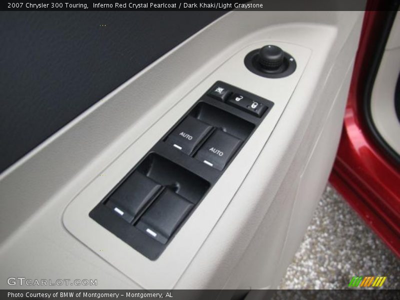 Inferno Red Crystal Pearlcoat / Dark Khaki/Light Graystone 2007 Chrysler 300 Touring