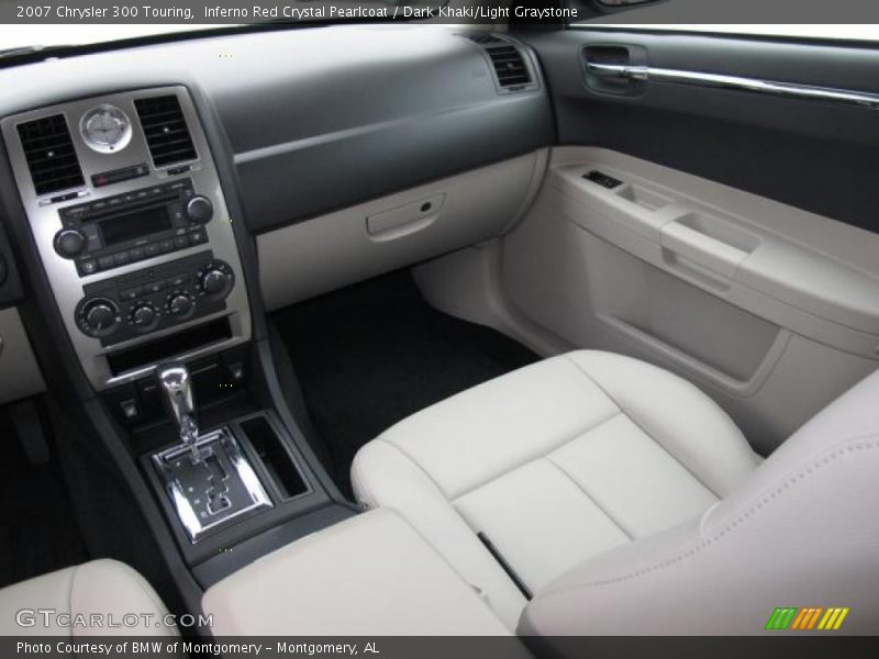 Inferno Red Crystal Pearlcoat / Dark Khaki/Light Graystone 2007 Chrysler 300 Touring