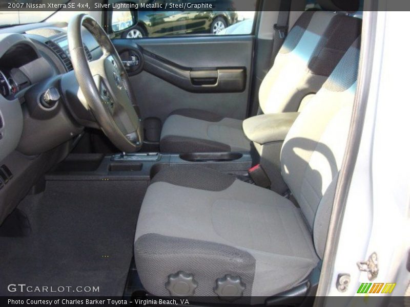 Silver Lightning Metallic / Steel/Graphite 2007 Nissan Xterra SE 4x4