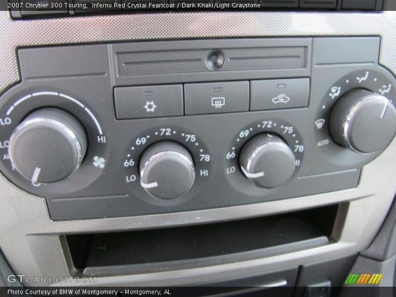 Inferno Red Crystal Pearlcoat / Dark Khaki/Light Graystone 2007 Chrysler 300 Touring