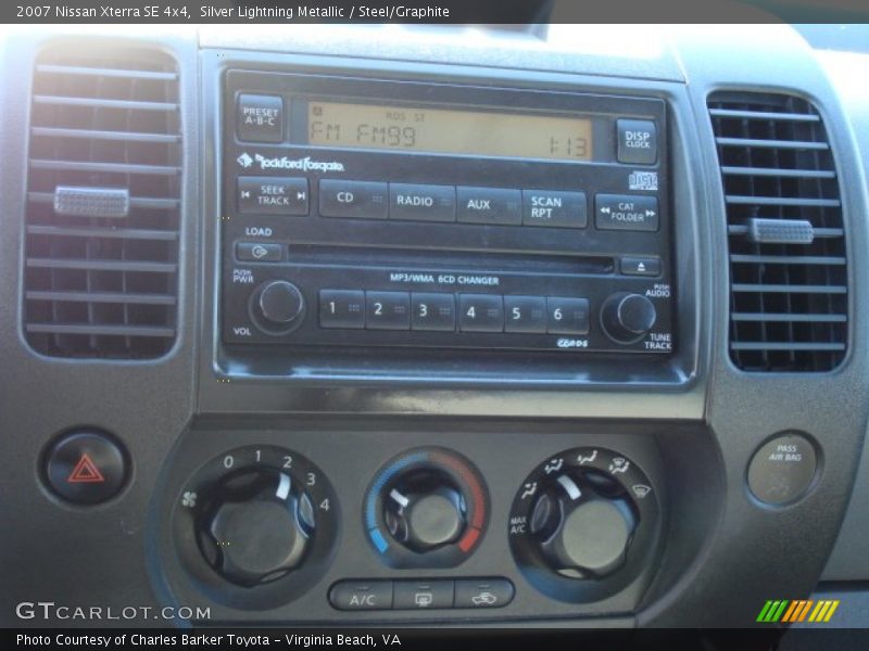 Silver Lightning Metallic / Steel/Graphite 2007 Nissan Xterra SE 4x4