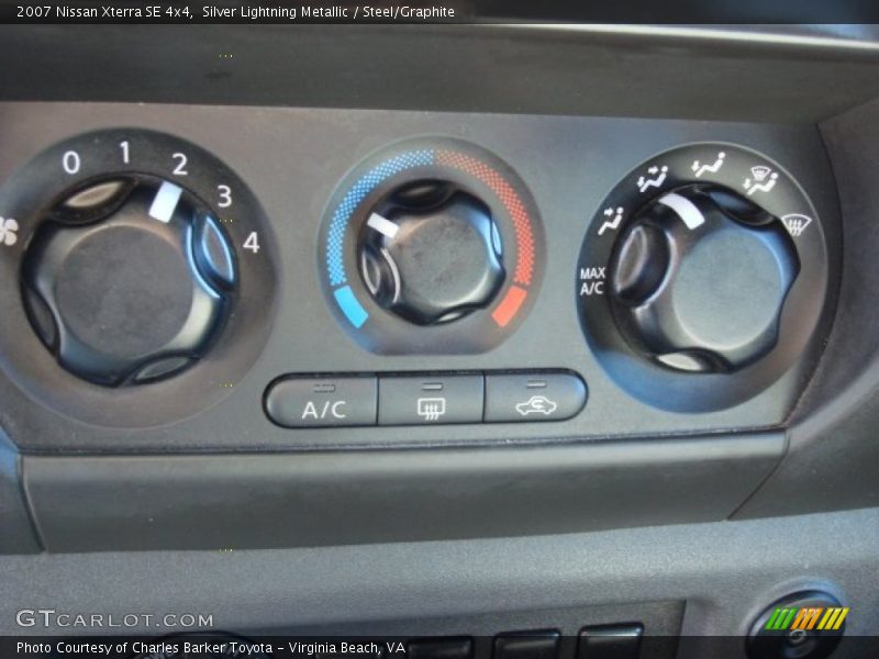 Silver Lightning Metallic / Steel/Graphite 2007 Nissan Xterra SE 4x4