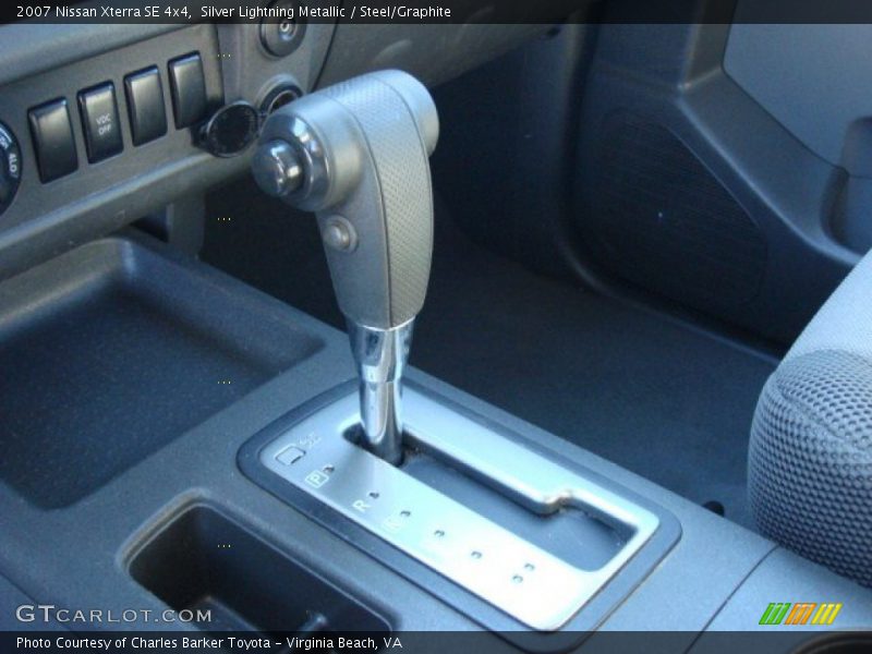Silver Lightning Metallic / Steel/Graphite 2007 Nissan Xterra SE 4x4