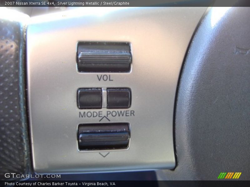 Silver Lightning Metallic / Steel/Graphite 2007 Nissan Xterra SE 4x4