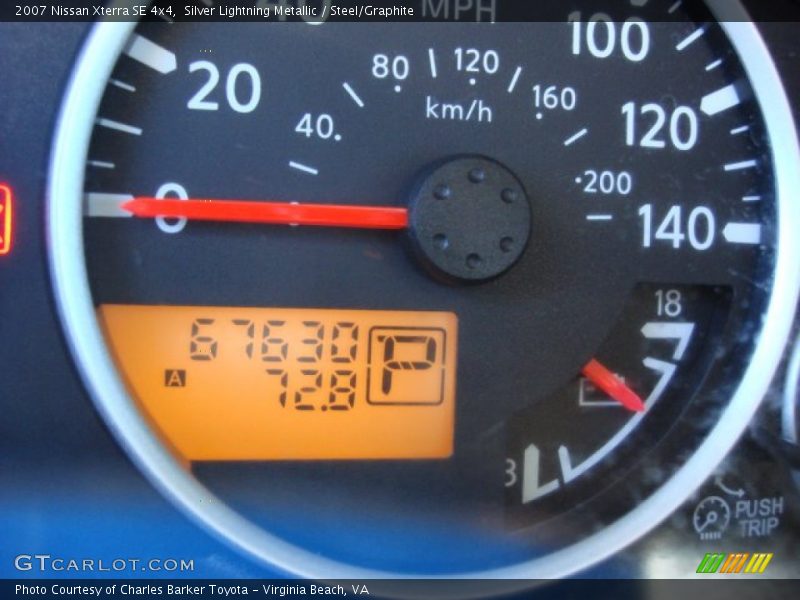 Silver Lightning Metallic / Steel/Graphite 2007 Nissan Xterra SE 4x4