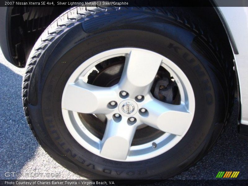 Silver Lightning Metallic / Steel/Graphite 2007 Nissan Xterra SE 4x4