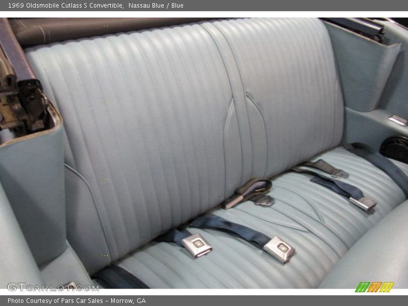  1969 Cutlass S Convertible Blue Interior