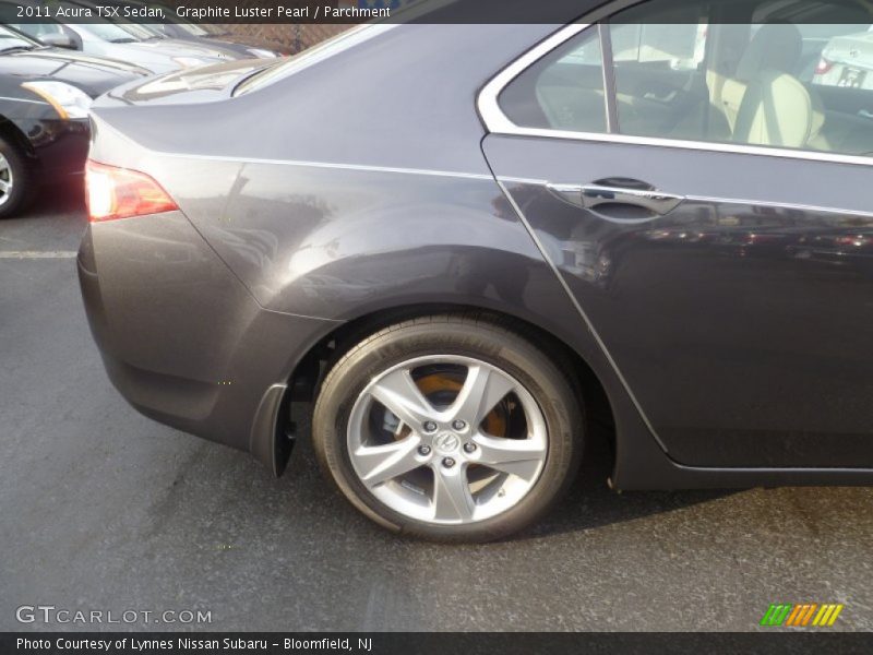 Graphite Luster Pearl / Parchment 2011 Acura TSX Sedan