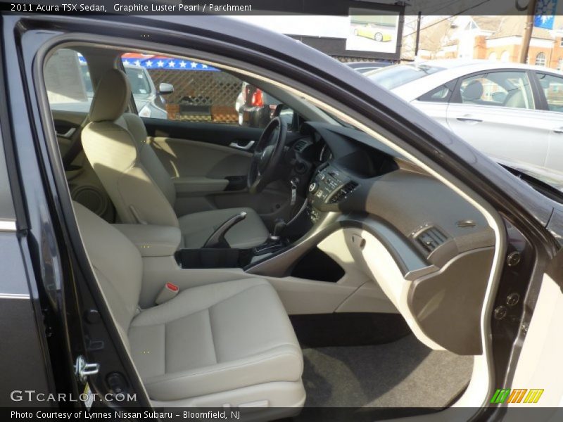 Graphite Luster Pearl / Parchment 2011 Acura TSX Sedan