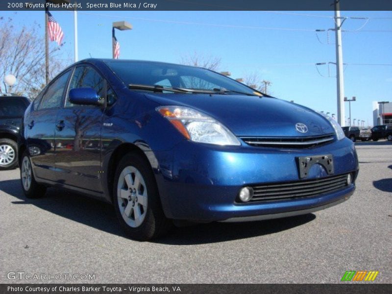 Spectra Blue Mica / Gray 2008 Toyota Prius Hybrid