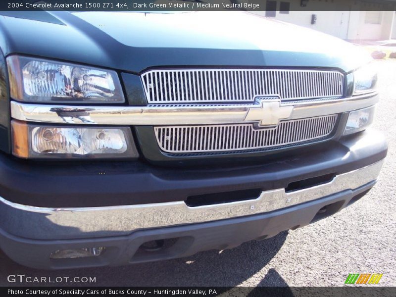Dark Green Metallic / Medium Neutral Beige 2004 Chevrolet Avalanche 1500 Z71 4x4