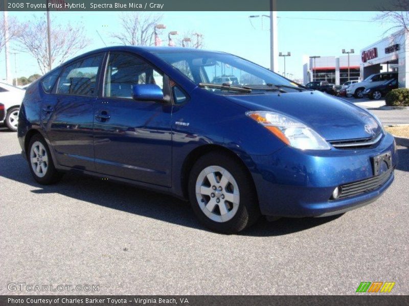 Spectra Blue Mica / Gray 2008 Toyota Prius Hybrid