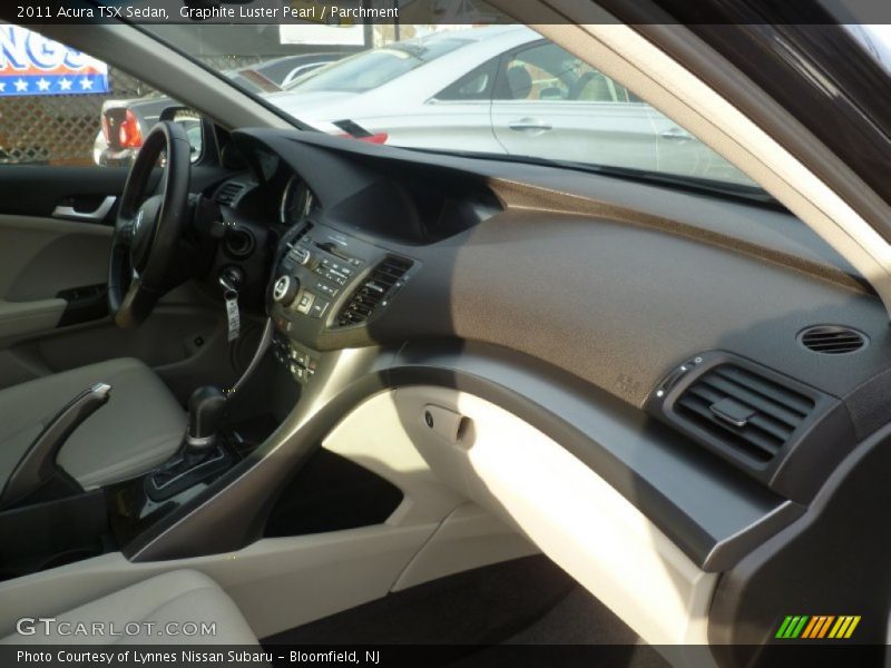 Graphite Luster Pearl / Parchment 2011 Acura TSX Sedan