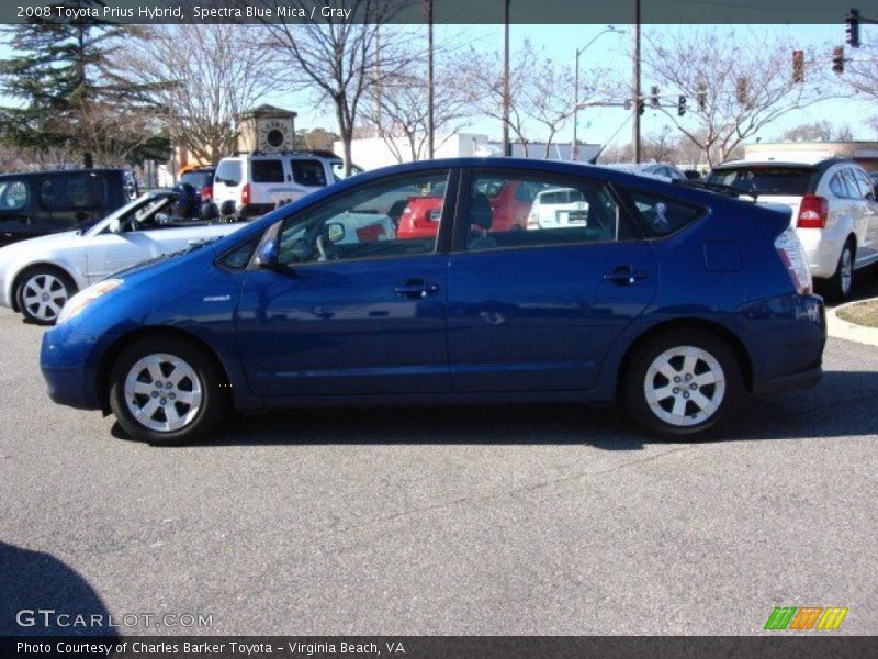 Spectra Blue Mica / Gray 2008 Toyota Prius Hybrid