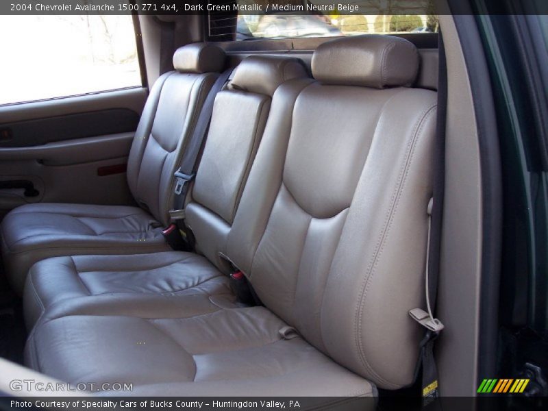 Dark Green Metallic / Medium Neutral Beige 2004 Chevrolet Avalanche 1500 Z71 4x4