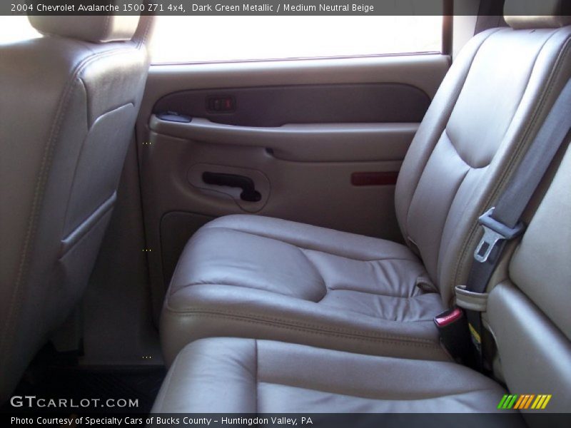 Dark Green Metallic / Medium Neutral Beige 2004 Chevrolet Avalanche 1500 Z71 4x4