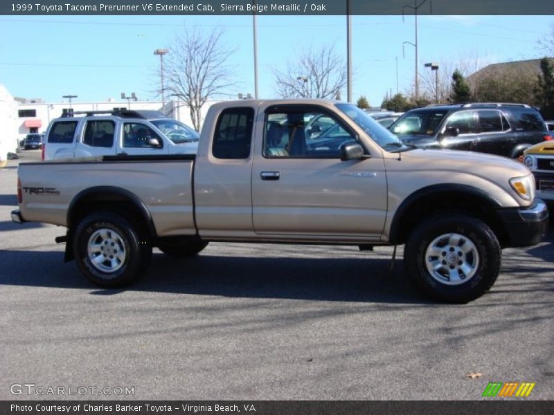 Sierra Beige Metallic / Oak 1999 Toyota Tacoma Prerunner V6 Extended Cab