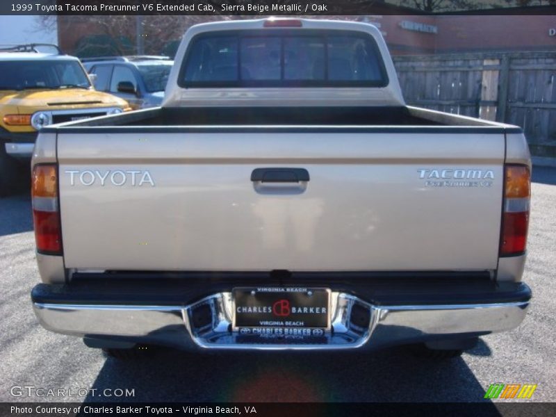 Sierra Beige Metallic / Oak 1999 Toyota Tacoma Prerunner V6 Extended Cab