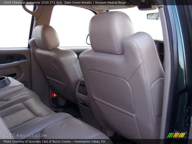 Dark Green Metallic / Medium Neutral Beige 2004 Chevrolet Avalanche 1500 Z71 4x4